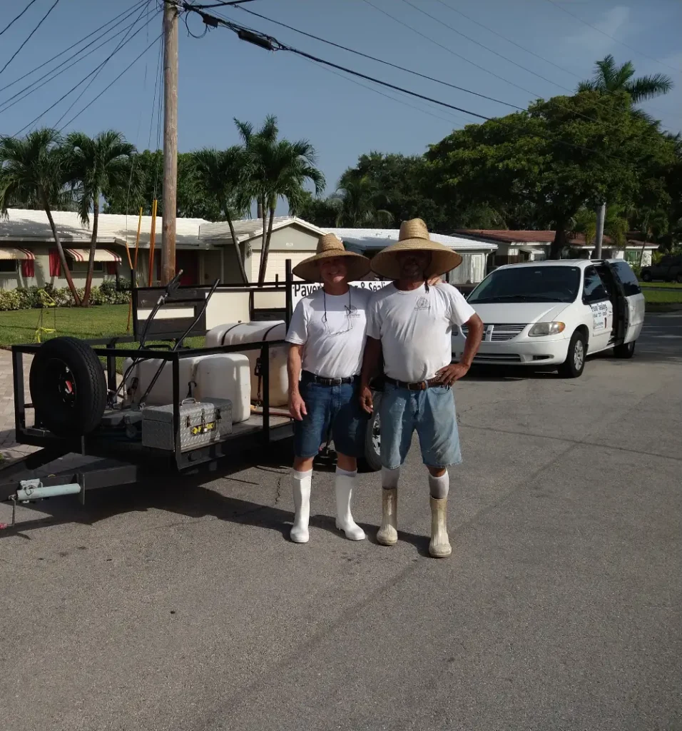 The Clean Guys Paver Sealing Team